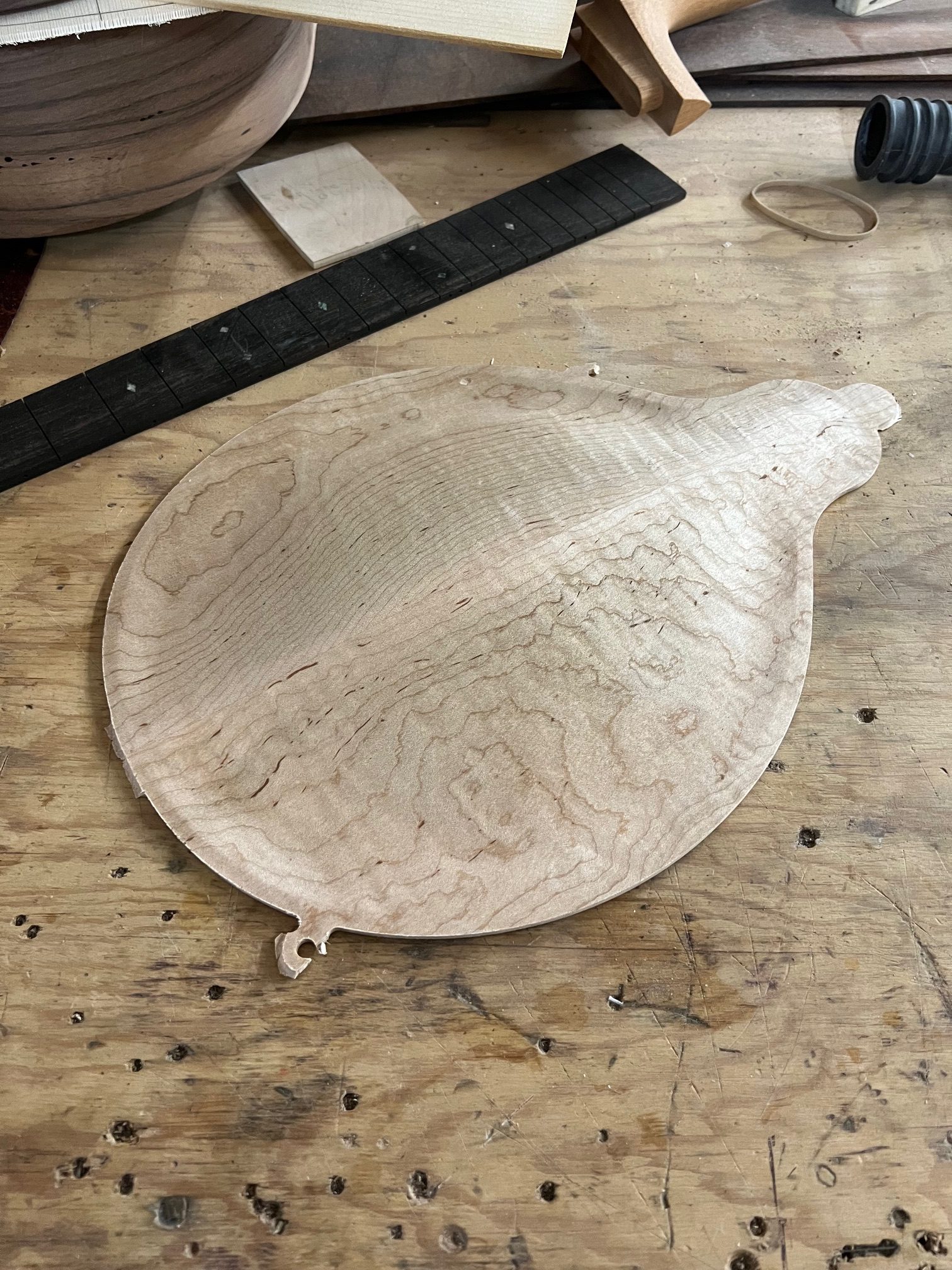 90396 A5 Mandolin Back Plate